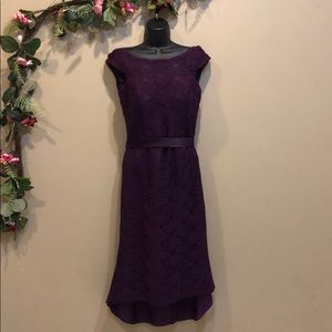 Purple Lace Mori Lee Dress